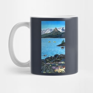 Kayaking in Kachemak Bay, Homer, Alaska Mug